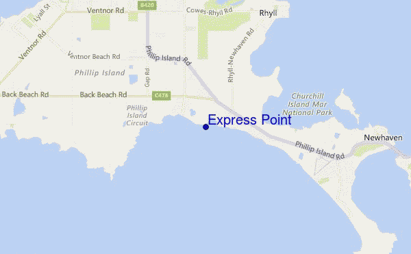 carte de localisation de Express Point