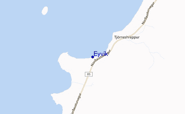 carte de localisation de Eyvik