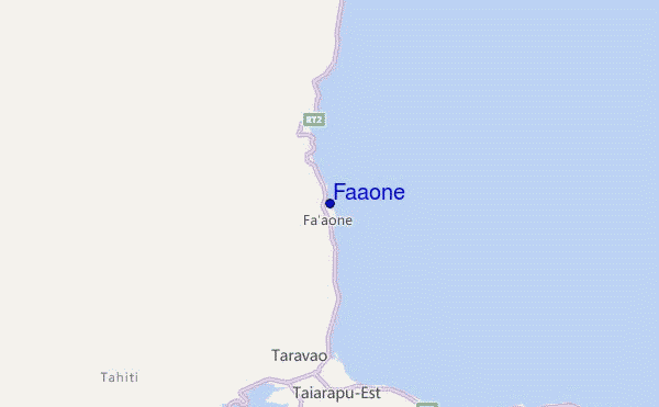carte de localisation de Faaone