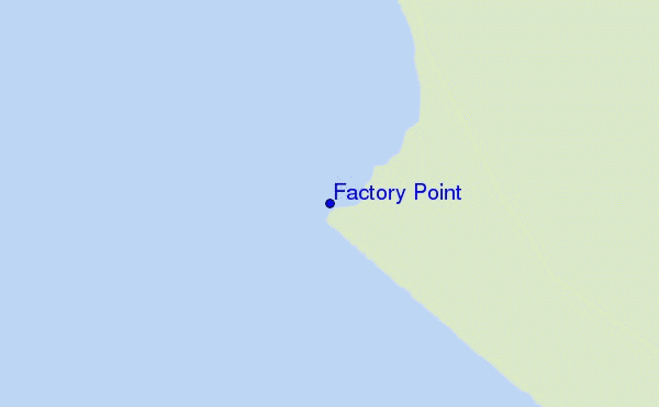 carte de localisation de Factory Point