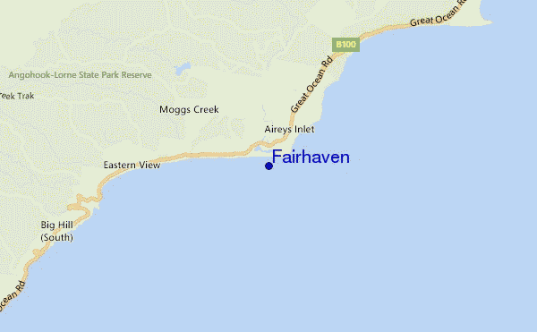 carte de localisation de Fairhaven