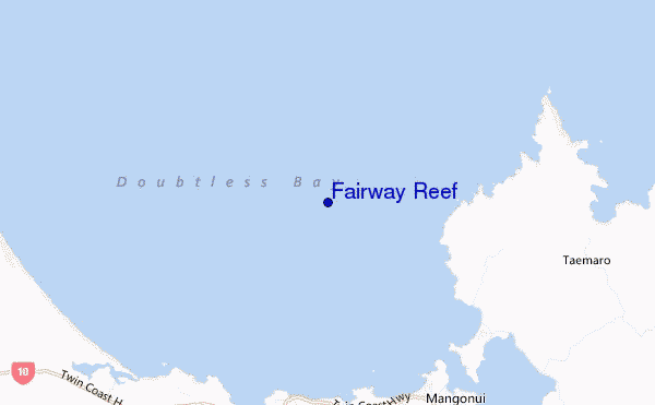 carte de localisation de Fairway Reef