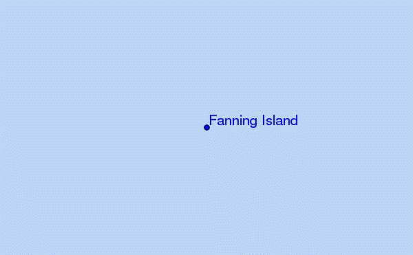 carte de localisation de English Channel Left (Fanning Island)