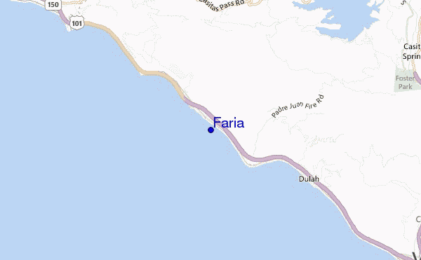 carte de localisation de Faria