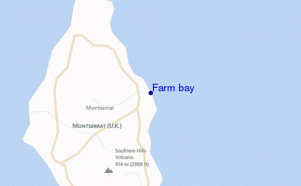 carte de localisation de Farm bay