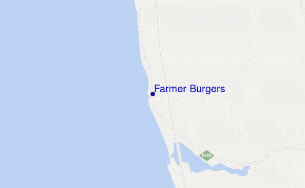 carte de localisation de Farmer Burgers