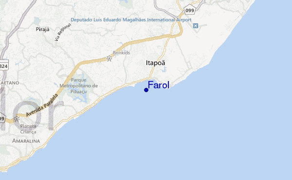 carte de localisation de Farol
