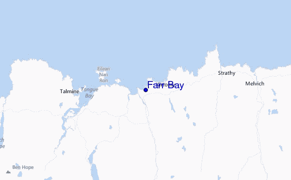 Farr Bay Location Map
