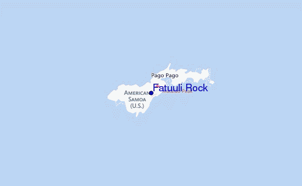 Fatuuli Rock Location Map