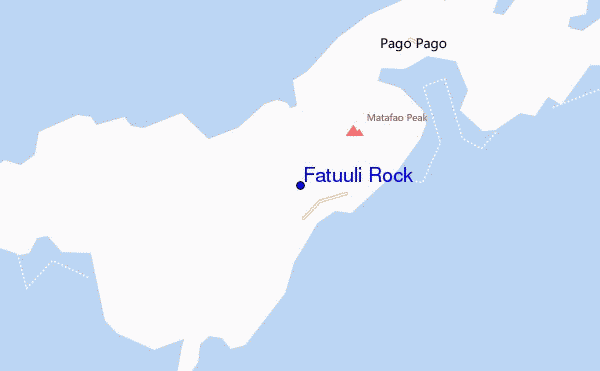 carte de localisation de Fatuuli Rock