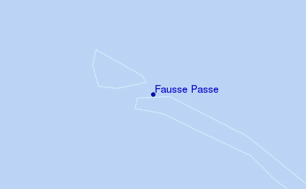 carte de localisation de Fausse Passe