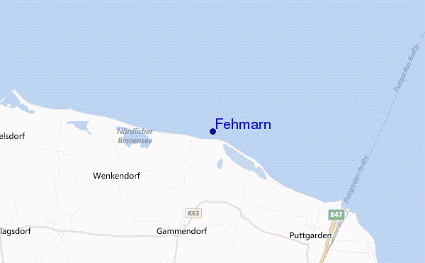 carte de localisation de Fehmarn