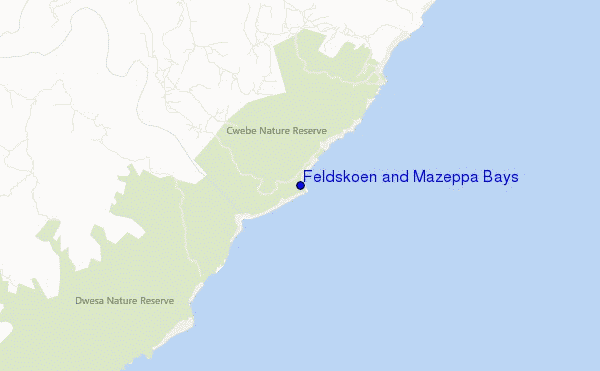 carte de localisation de Feldskoen and Mazeppa Bays