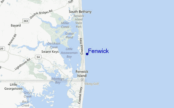 carte de localisation de Fenwick