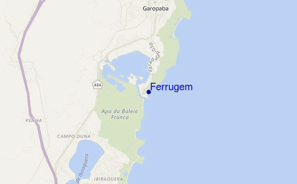carte de localisation de Ferrugem