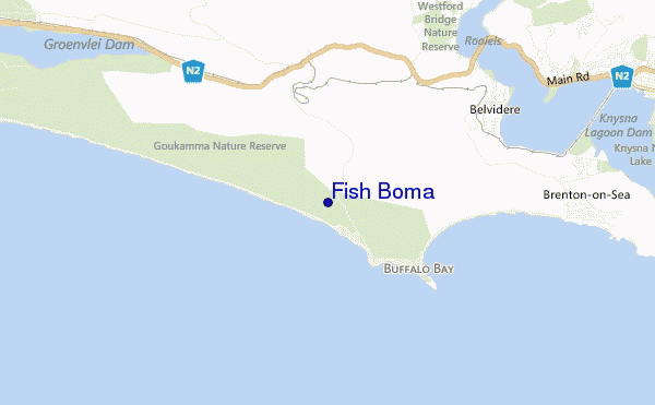 carte de localisation de Fish Boma
