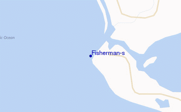 carte de localisation de Fisherman's