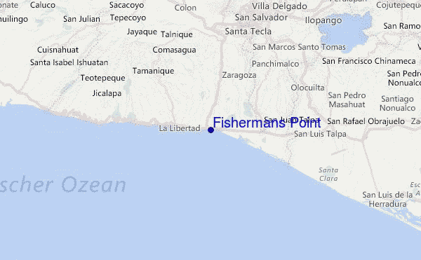 Fishermans Point Location Map