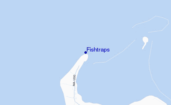 carte de localisation de Fishtraps