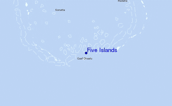 Five Islands Location Map