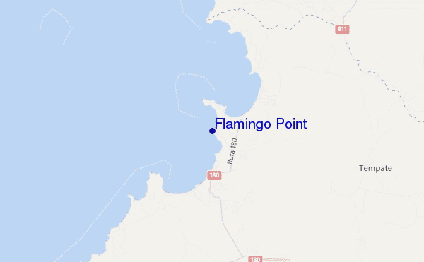 carte de localisation de Flamingo Point