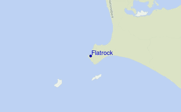 carte de localisation de Flatrock