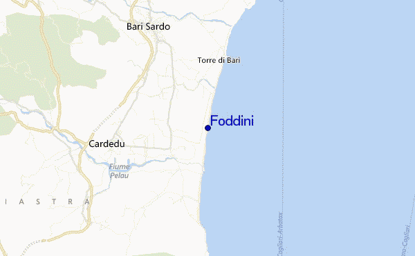 carte de localisation de Foddini