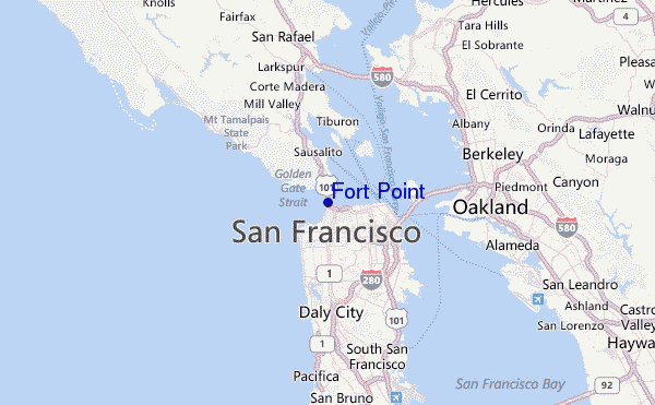 Fort Point Location Map