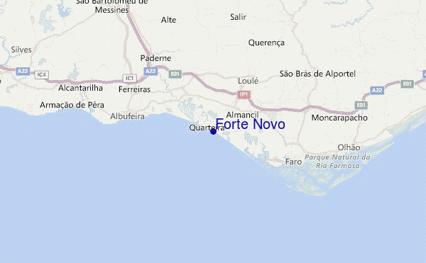 Forte Novo Location Map