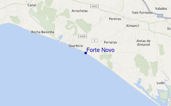 carte de localisation de Forte Novo