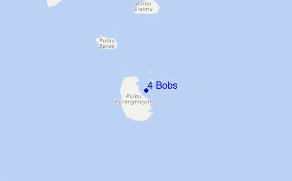 carte de localisation de 4 Bobs