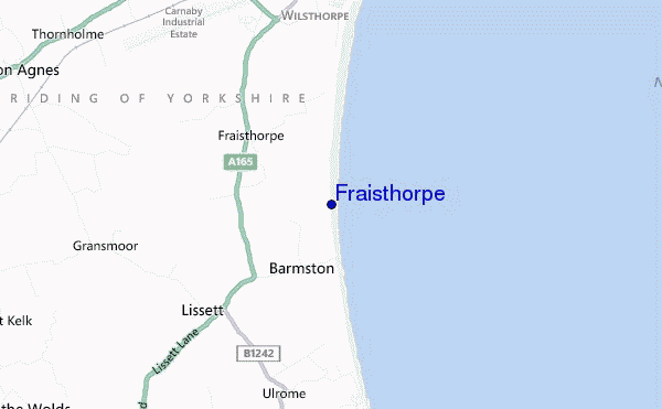 carte de localisation de Fraisthorpe