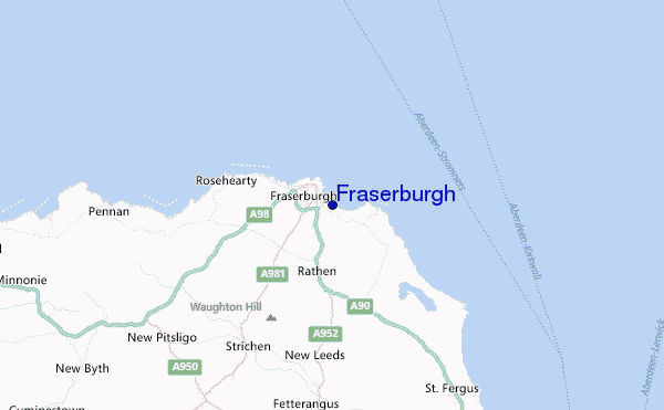 Fraserburgh Location Map