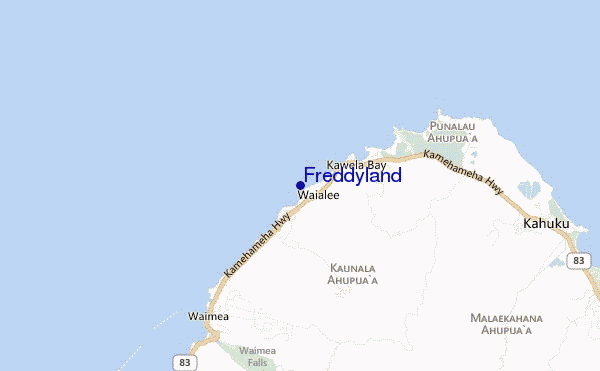 carte de localisation de Freddyland