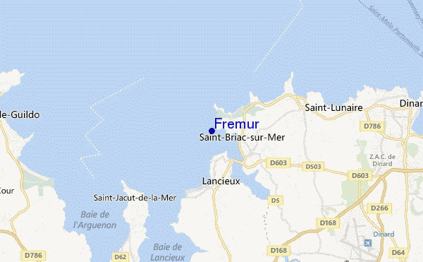 carte de localisation de Fremur