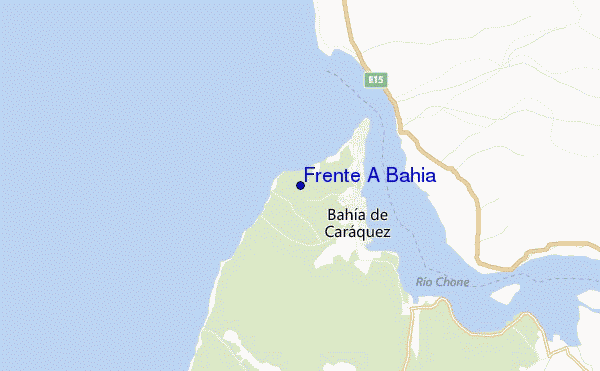 carte de localisation de Frente A Bahia