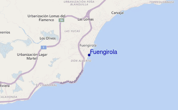 carte de localisation de Fuengirola