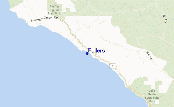 carte de localisation de Fullers