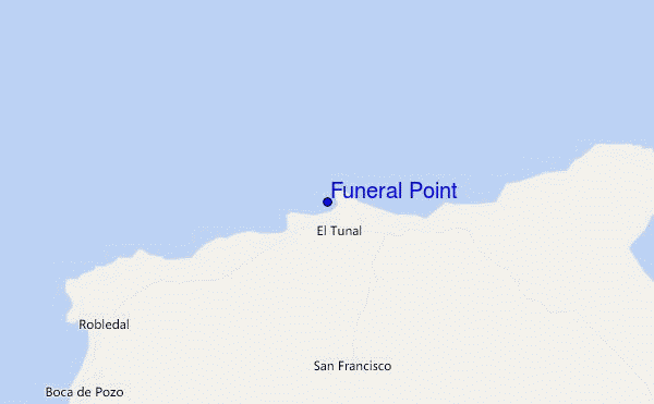 carte de localisation de Funeral Point