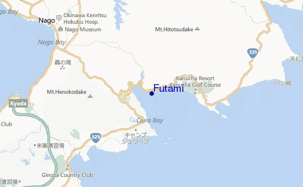 carte de localisation de Futami