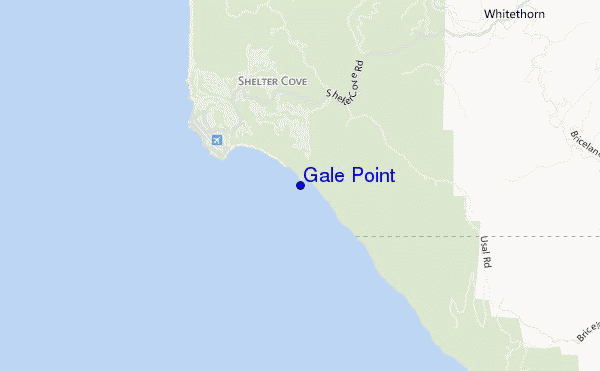 carte de localisation de Gale Point