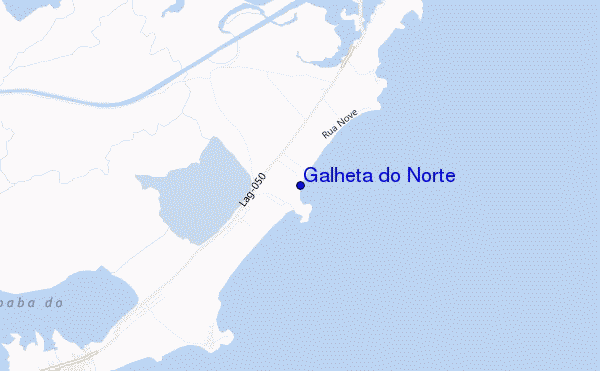 carte de localisation de Galheta do Norte