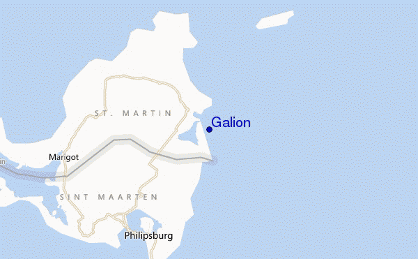 carte de localisation de Galion