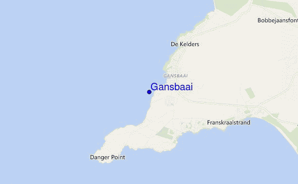 carte de localisation de Gansbaai