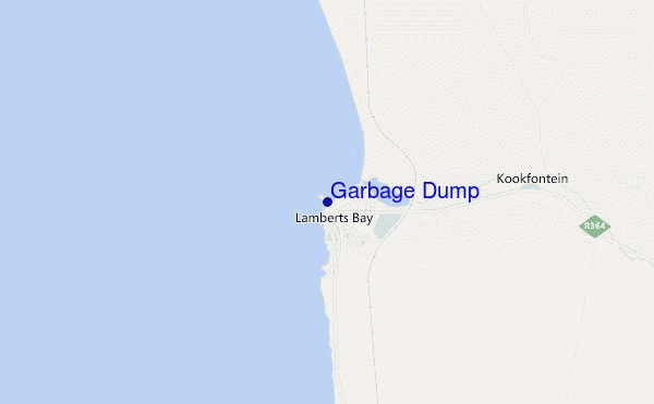 carte de localisation de Garbage Dump