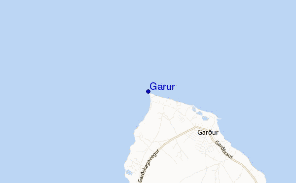 carte de localisation de Garur