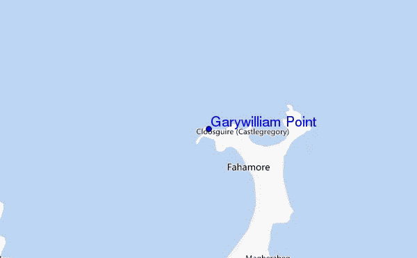 carte de localisation de Garywilliam Point