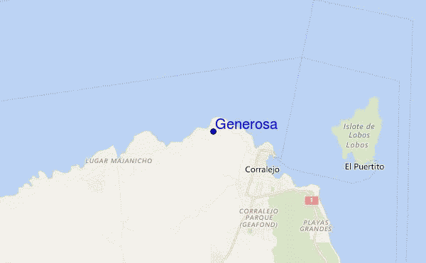 carte de localisation de Generosa