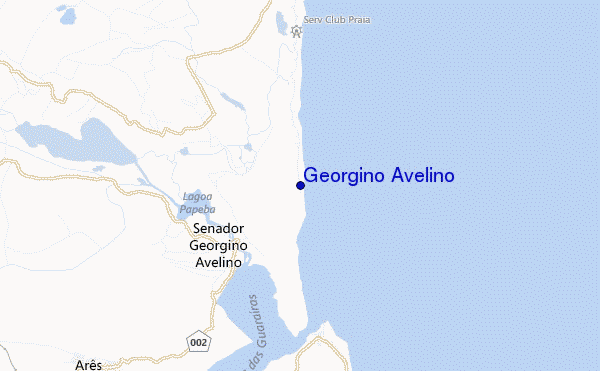 carte de localisation de Georgino Avelino