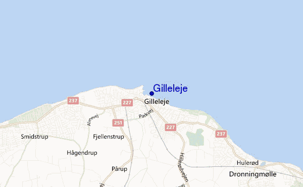 carte de localisation de Gilleleje